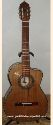Guitarra Electroacústica de caobilla con pinabete. imagen 1